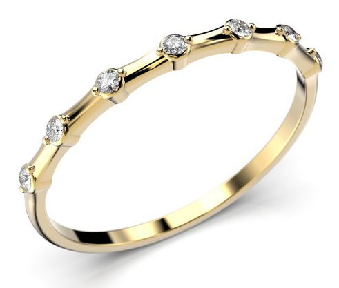 Festive Isla rivitimanttisormus 645-007-KK