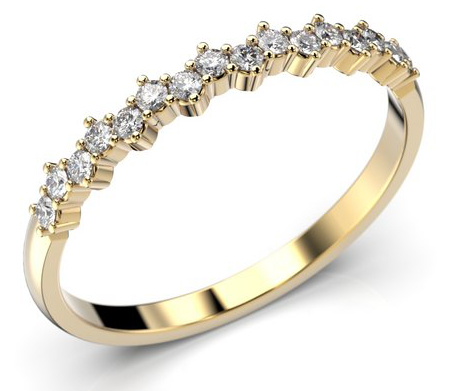 Festive Greta rivitimanttisormus 646-016-KK