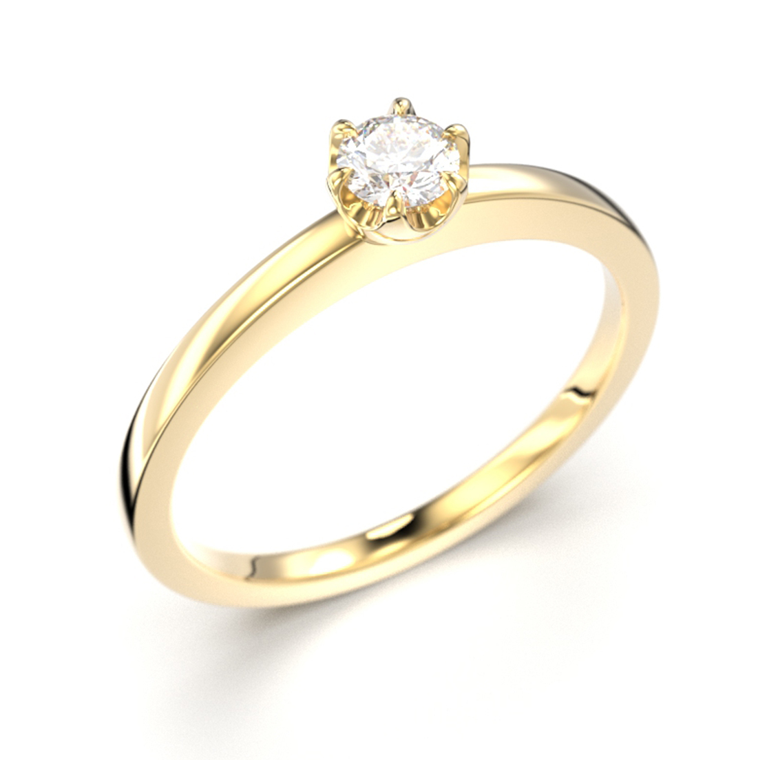 Festive Adele timanttisormus 0.15 ct 651-015-KK