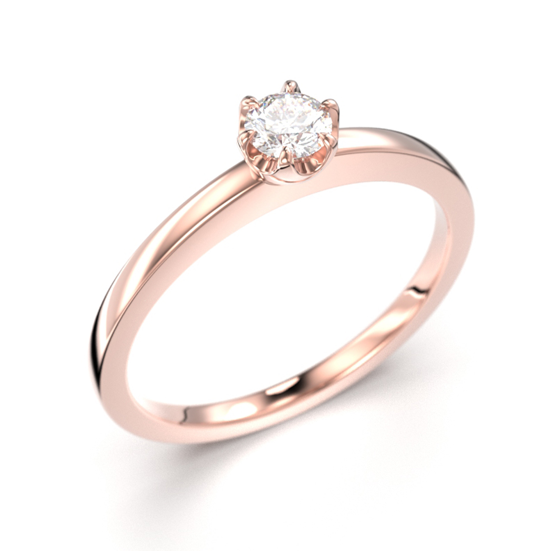 Festive Adele timanttisormus 0.15 ct 651-015-PK-HSI1