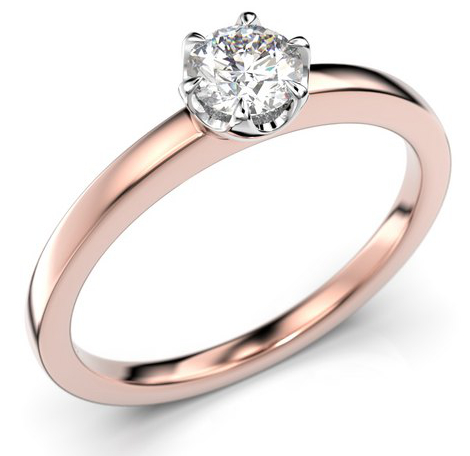 Festive Adele yksikivinen timanttisormus 651-030-PV