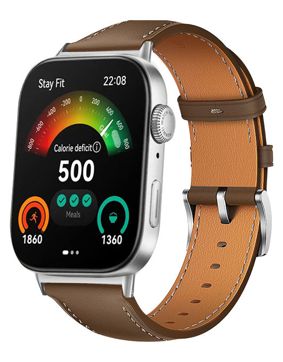 Tiera Huawei Watch Fit 3 ruskea nahkaranneke