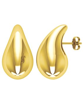 Lykka Casuals kullatut pisara hopeakorvakorut