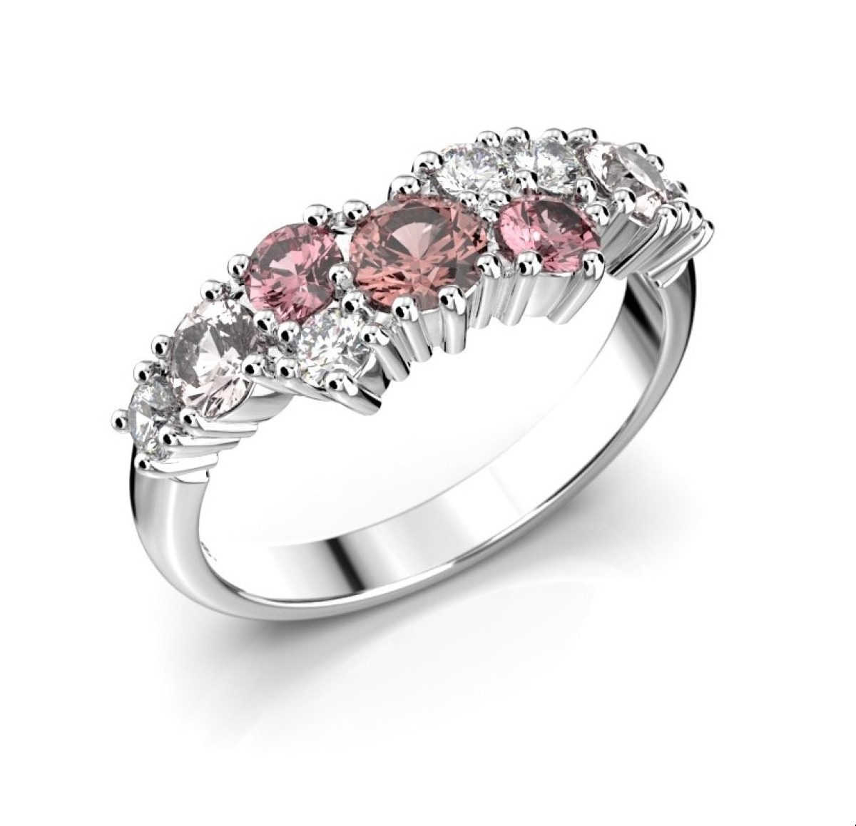 Festive Timanttisormus Nadja Grand Pink Morganiitti 669-105P-VK