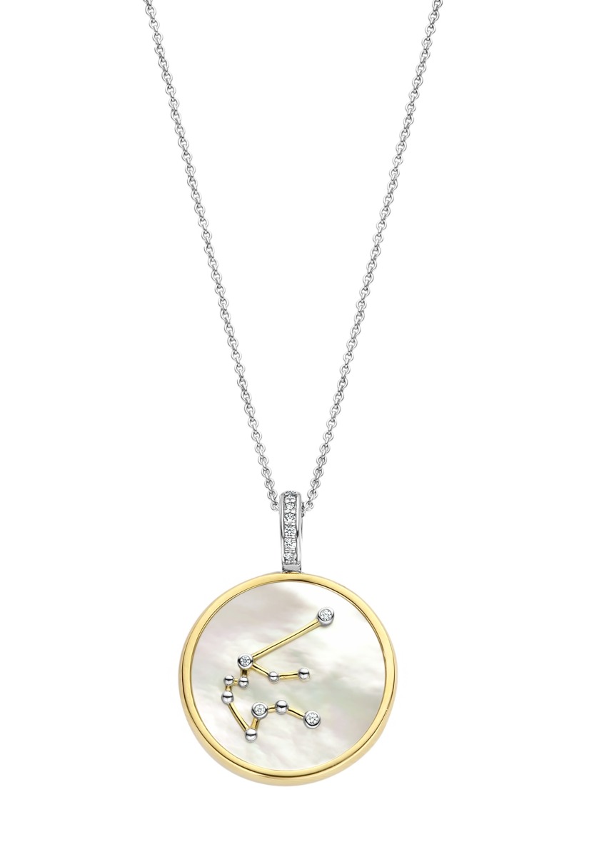 TI SENTO Written in the stars horoskooppikaulakoru Vesimies 6826AQ