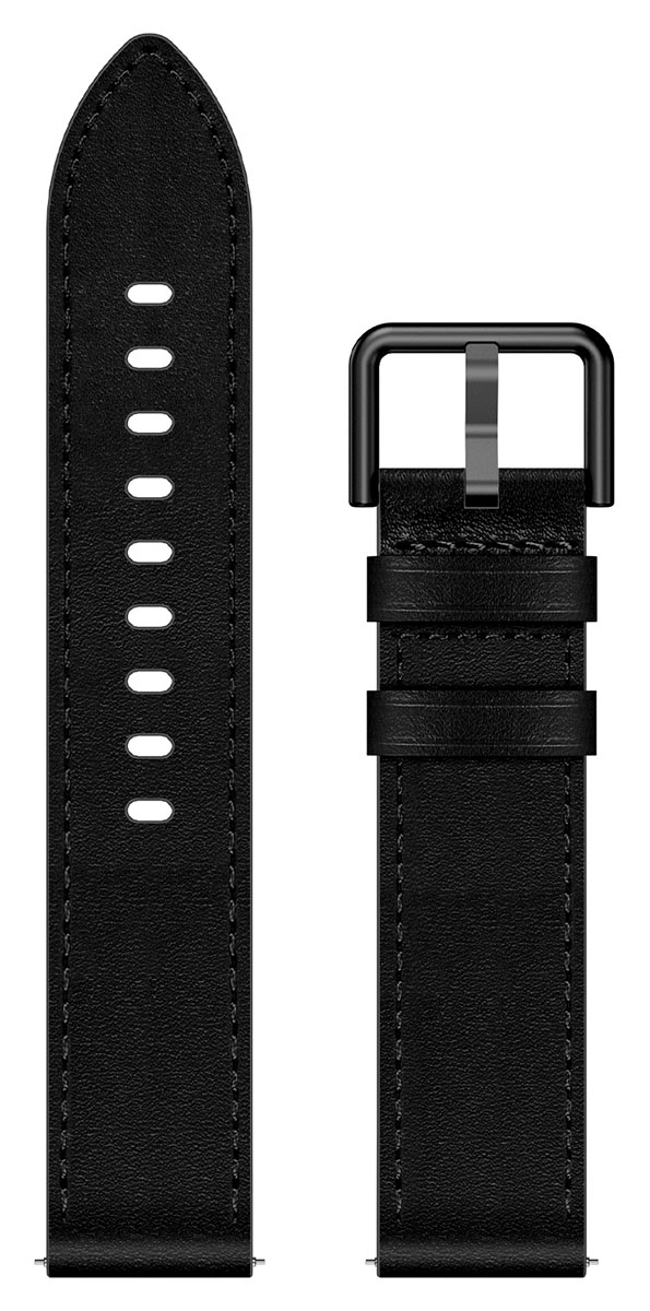 Tiera musta nahkaranneke