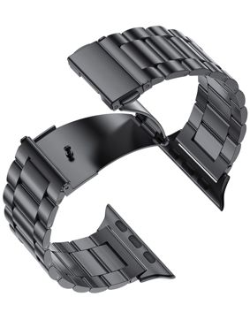 Tiera Apple Watch musta teräsranneke