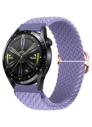 Tiera punottu tekstiiliranneke violetti