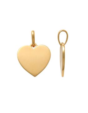 Lykka Hearts kaiverrettava kultainen sydänriipus