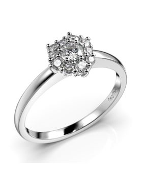 Festive Nadja Halo 690-028-VK 0.28 ct