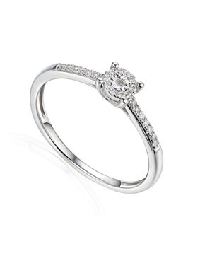 Lykka Elegance monikivinen timanttisormus 0,09ct