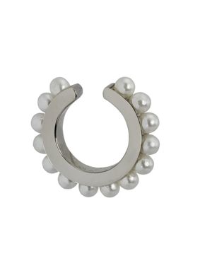 Lykka Trend teräs ear cuff korvakoru helmillä