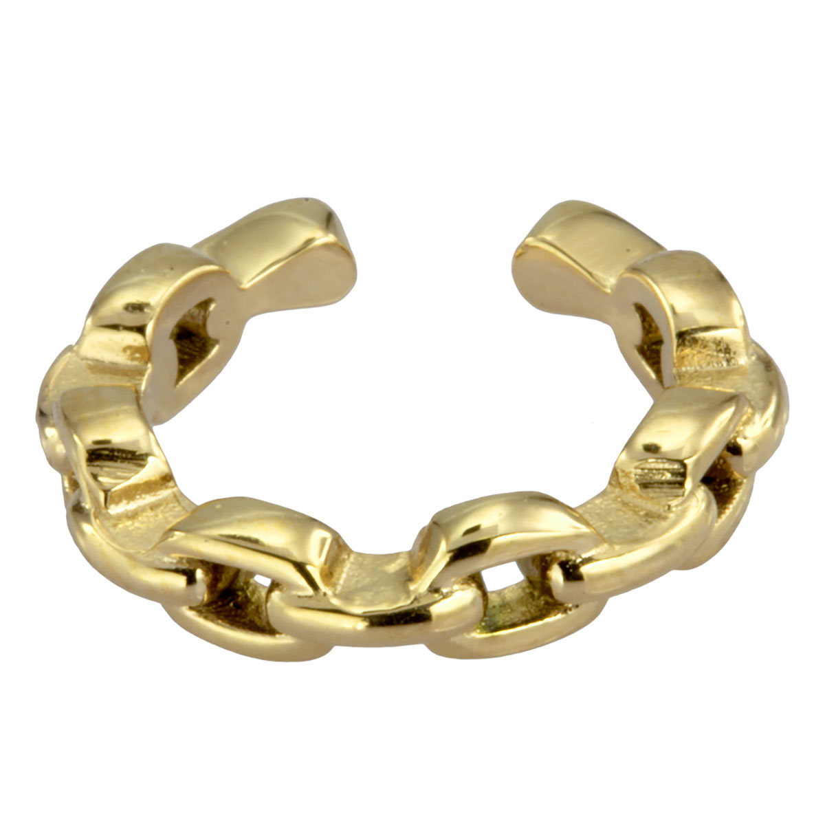 Lykka Strong ear cuff korvakoru kullattu teräs 14.5mm