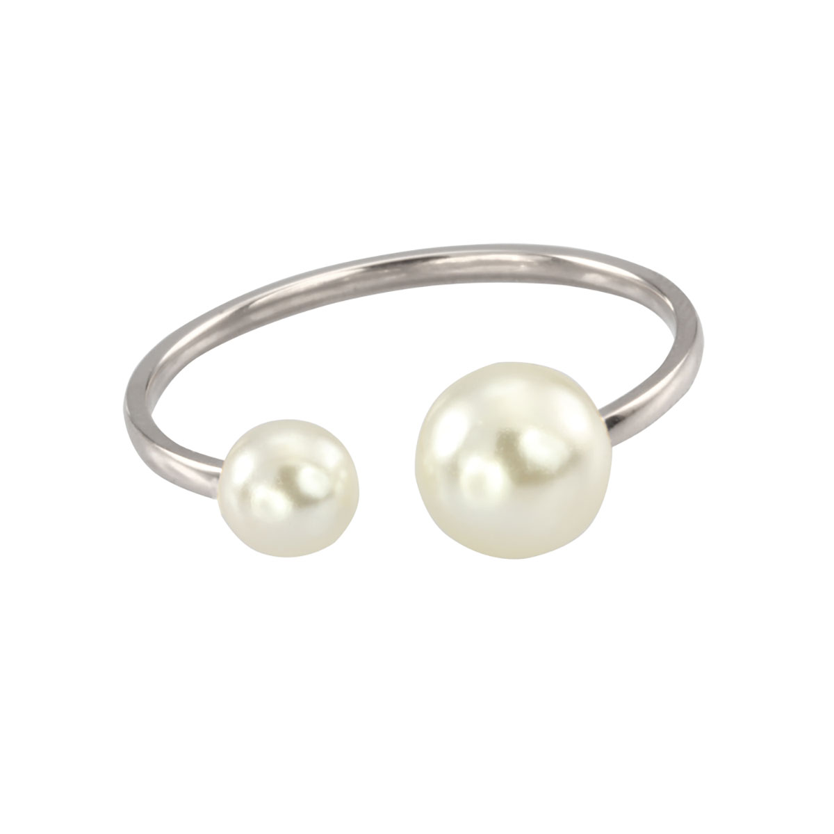 Lykka Strong ear cuff teräskorvakoru helmillä