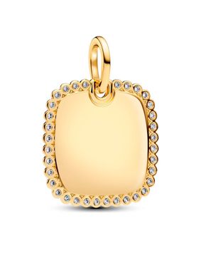 Pandora Moments kullattu kaiverrettava neliö riipus 364009C01