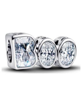 Pandora Moments hopeinen hela BOO glow in the dark 794060C01