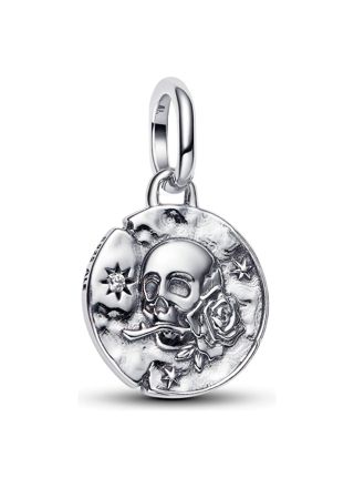 Pandora ME hopea hela pääkallo 794089C01