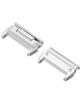 Tiera Garmin Fenix pikakiinnitys adapteri 20 mm hopea