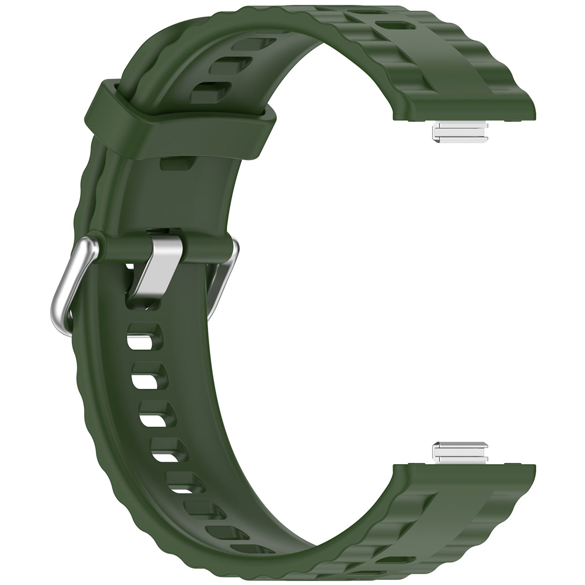 Tiera Huawei Watch Fit 4 vihreä silikoniranneke