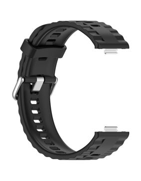 Tiera Huawei Watch Fit 4 musta silikoniranneke