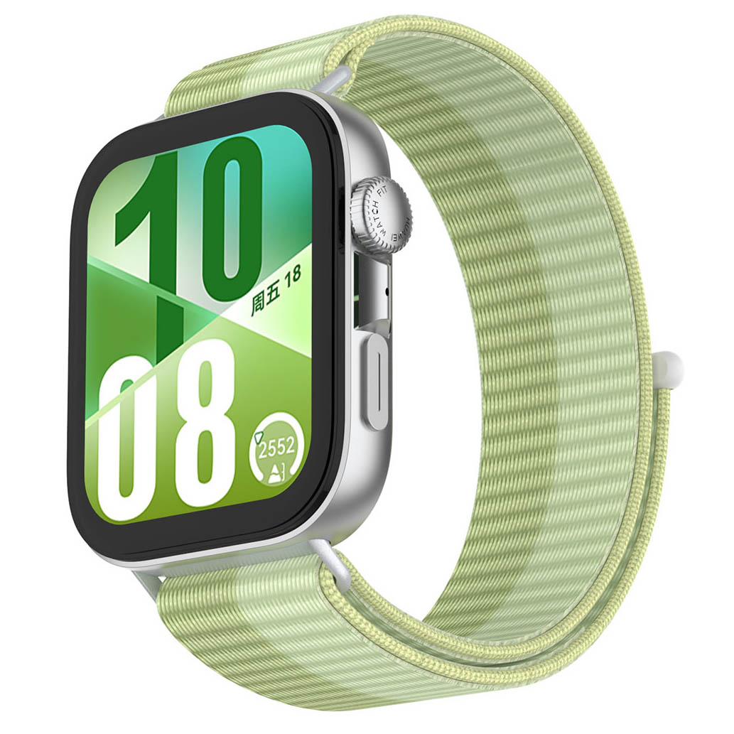 Tiera Huawei Watch Fit 4 nailonranneke vihreä