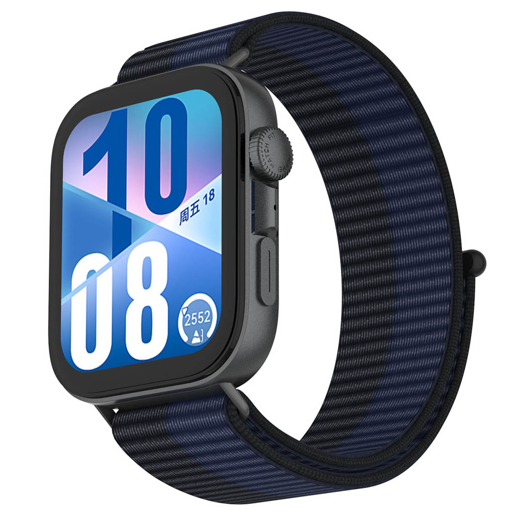 Tiera Huawei Watch Fit 4 nailonranneke sininen