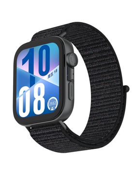 Tiera Huawei Watch Fit 4 nailonranneke musta