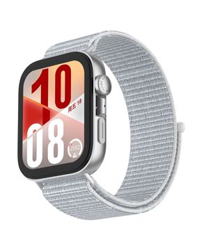 Tiera Huawei Watch Fit 4 nailonranneke valkoinen