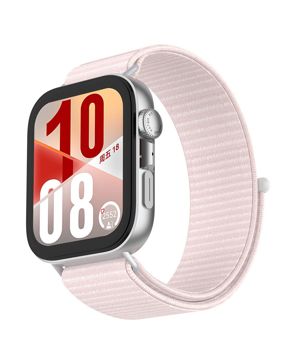 Tiera Huawei Watch Fit 4 nailonranneke pinkki