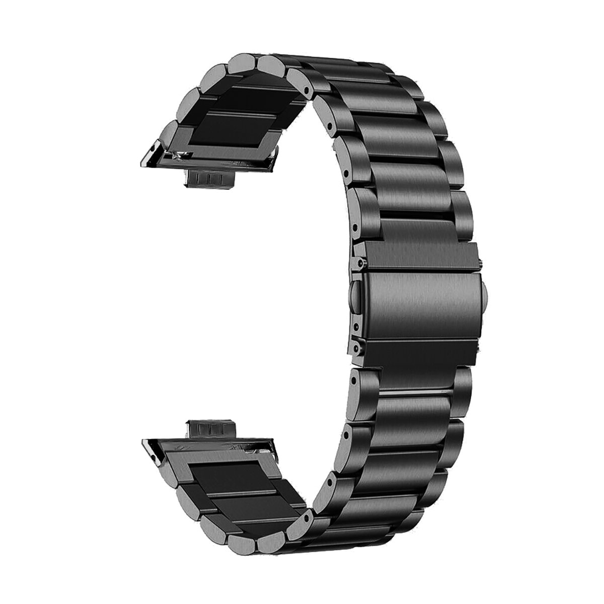 Tiera Huawei Watch Fit 4 musta teräsranneke