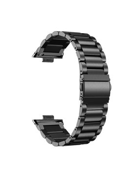 Tiera Huawei Watch Fit 4 musta teräsranneke