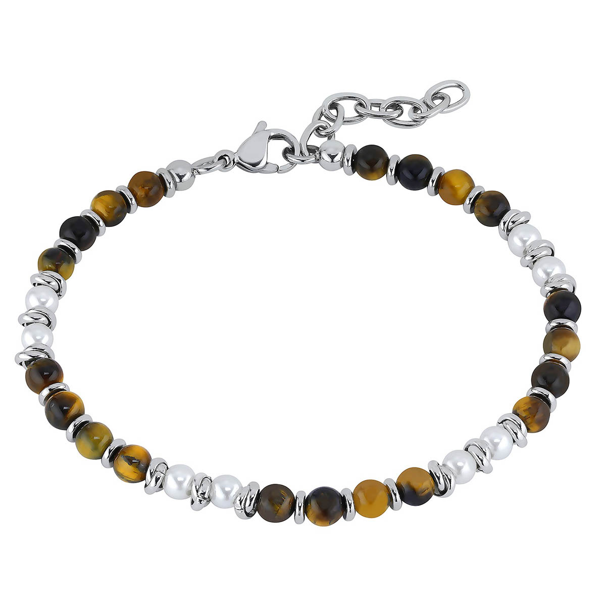 Lykka Strong helmirannekoru tiikerinsilmä 18+3cm