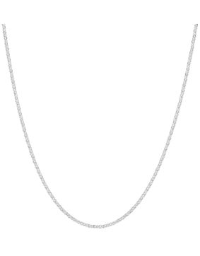 Lykken Basics ankkuriketju 1.2 mm hopea