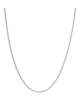 Lykken Basics panssariketju rodinoitu hopea 1.4 mm