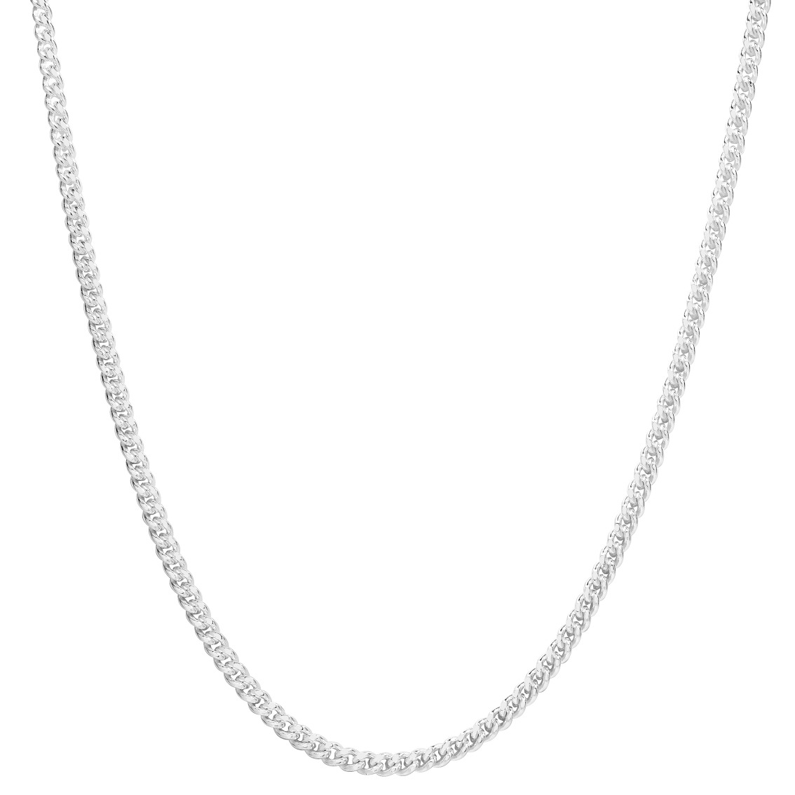 Lykka Basics panssariketju 1.7 mm hopea 