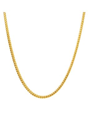 Lykken Basics panssariketju 1,7 mm kullattu hopea