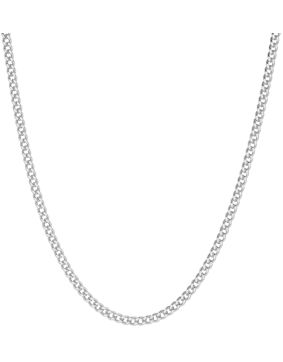 Lykken Basics panssariketju 2.45 mm hopea