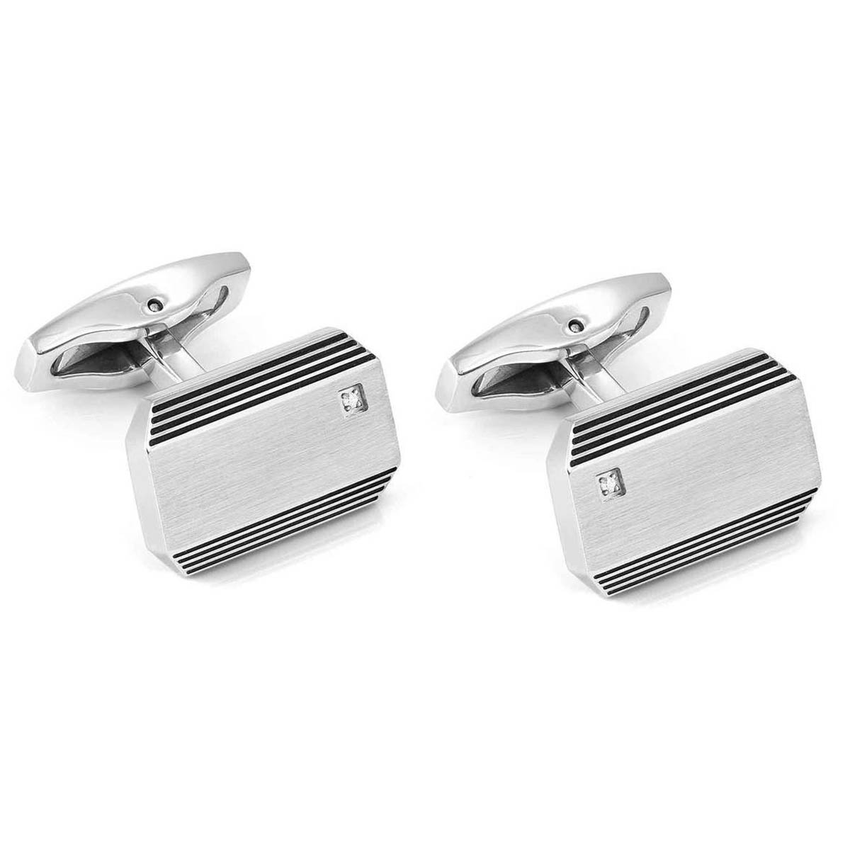 Nomination Strong Diamond Geometric kalvosinnapit valkoinen timantti 028346/065