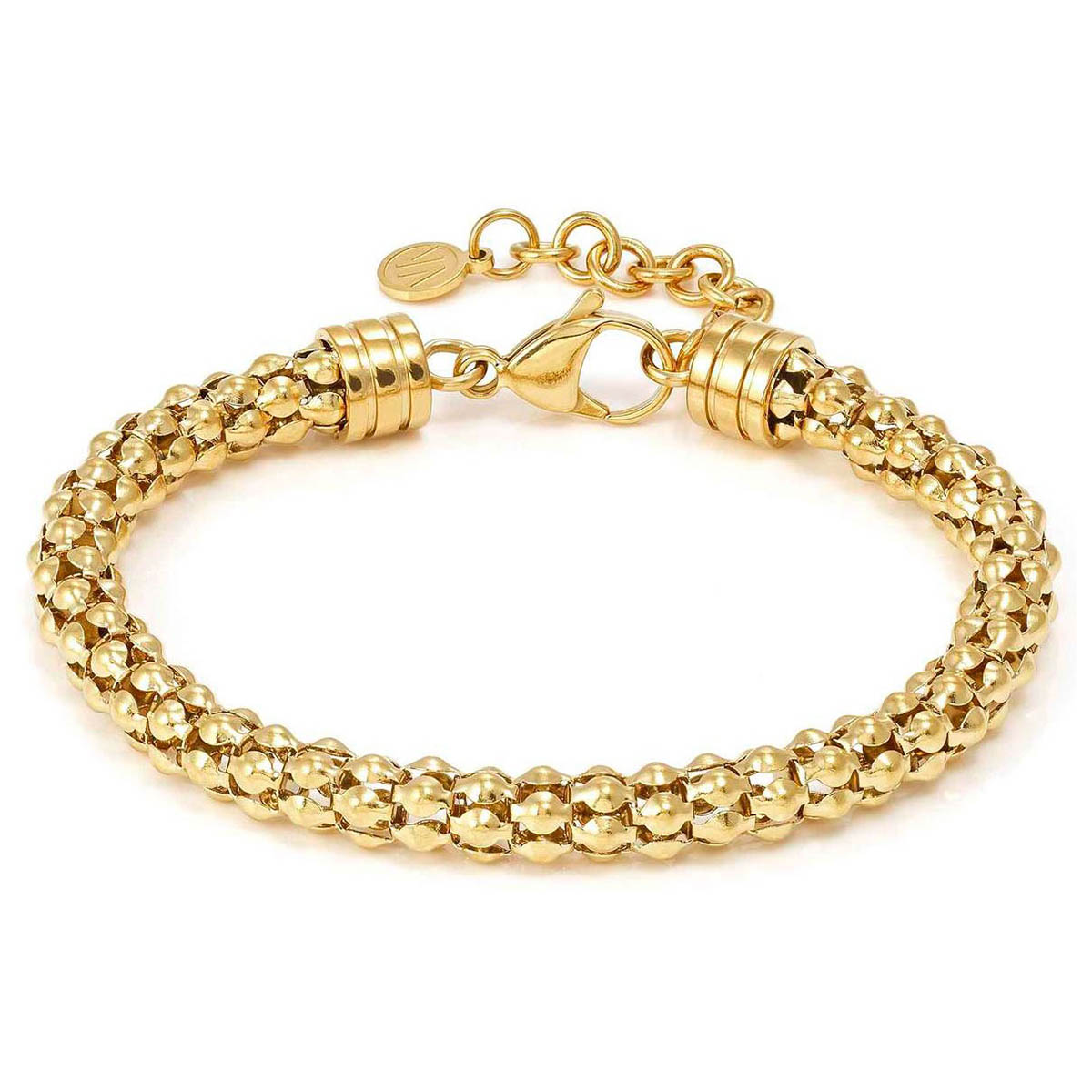 Nomination Ecclettica kullattu rannekoru teräs 134301/012