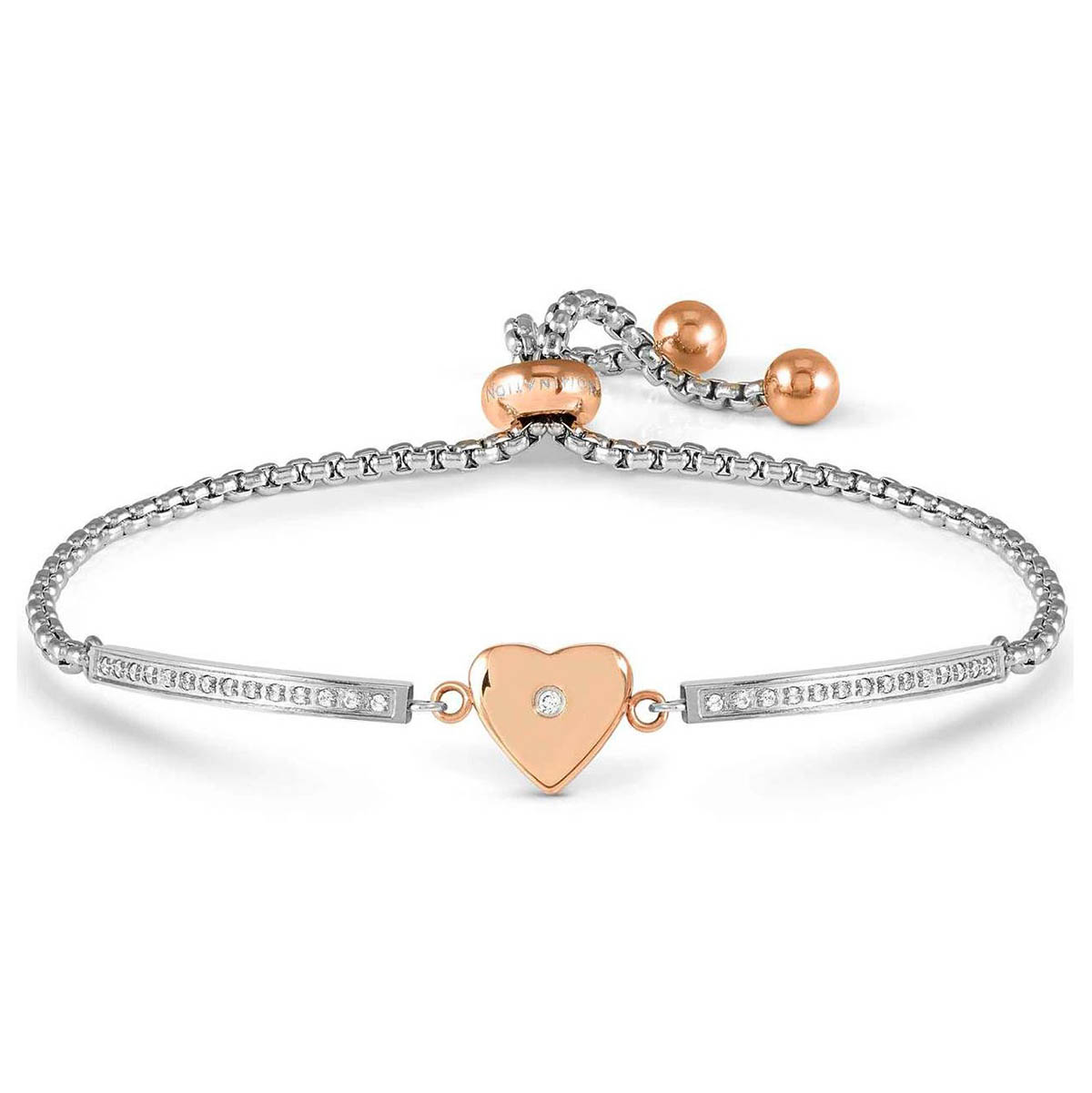 Nomination Milleluci Refined rannekoru sydän punakulta 028017/022