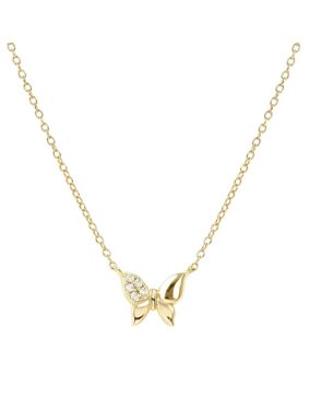 Nomination Petit Sparkle kullattu kaulakoru perhonen 242303/042