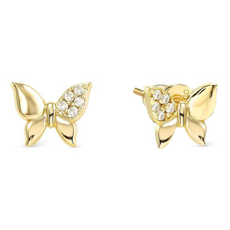 Nomination Petit Sparkle kullatut korvakorut perhonen 242304/042