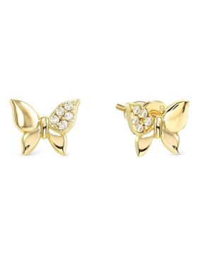 Nomination Petit Sparkle kullatut korvakorut perhonen 242304/042