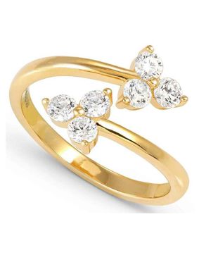 Nomination Life Bouquet kullattu hopeasormus kirkas zirkonia 242500/012