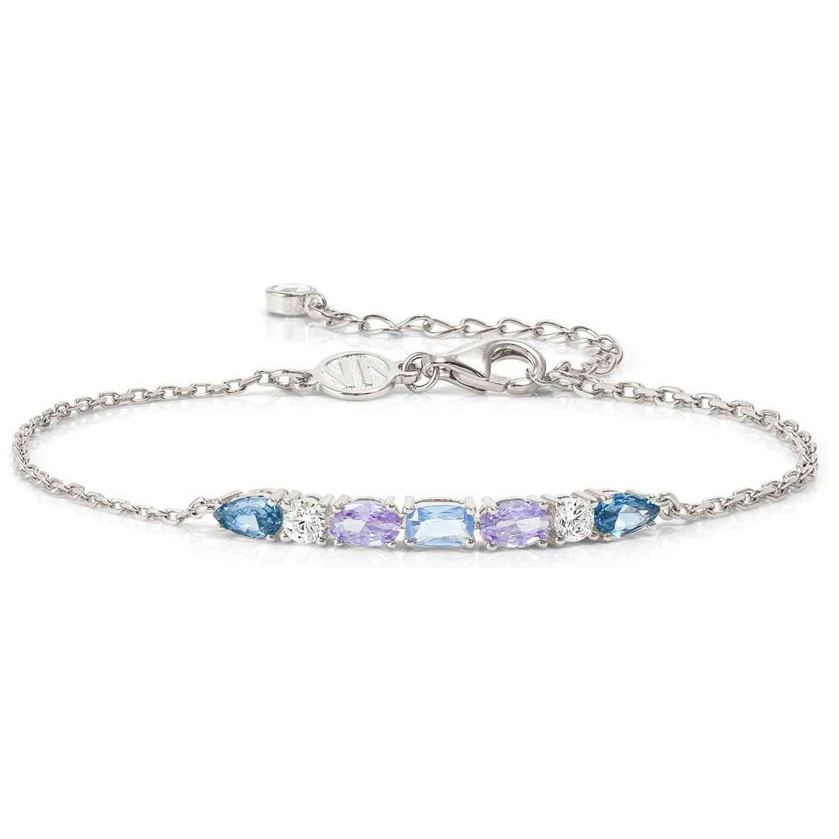 Nomination Colour Wave Aurora Edition rannekoru kirkas/sininen/violetti zirkonia 149852/061