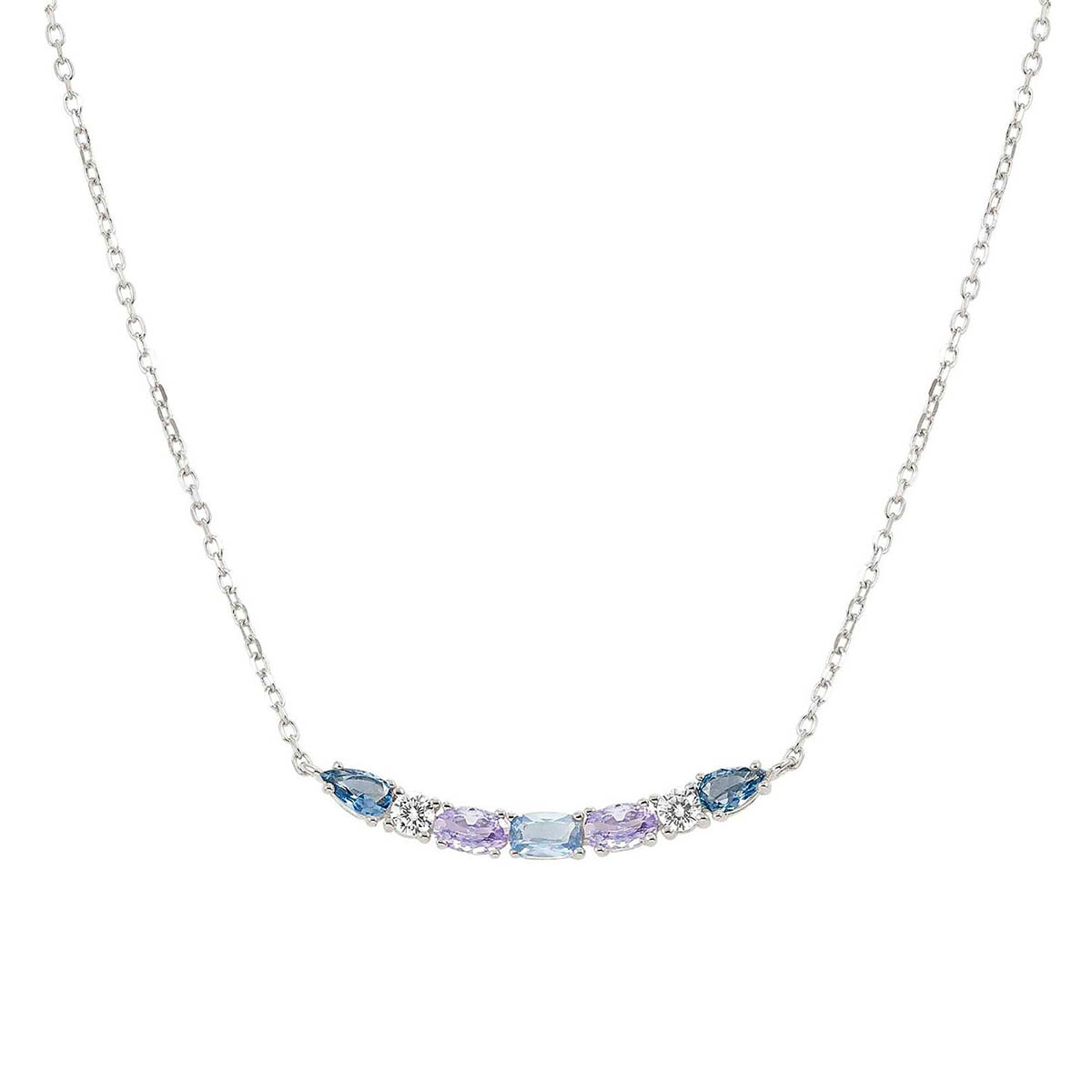 Nomination Colour Wave Aurora Edition kaulakoru sininen/violetti zirkonia 149857/061