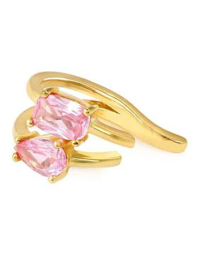 Nomination Colour Wave Aurora Edition kullatut korvakorut pinkki zirkonia 149863/021