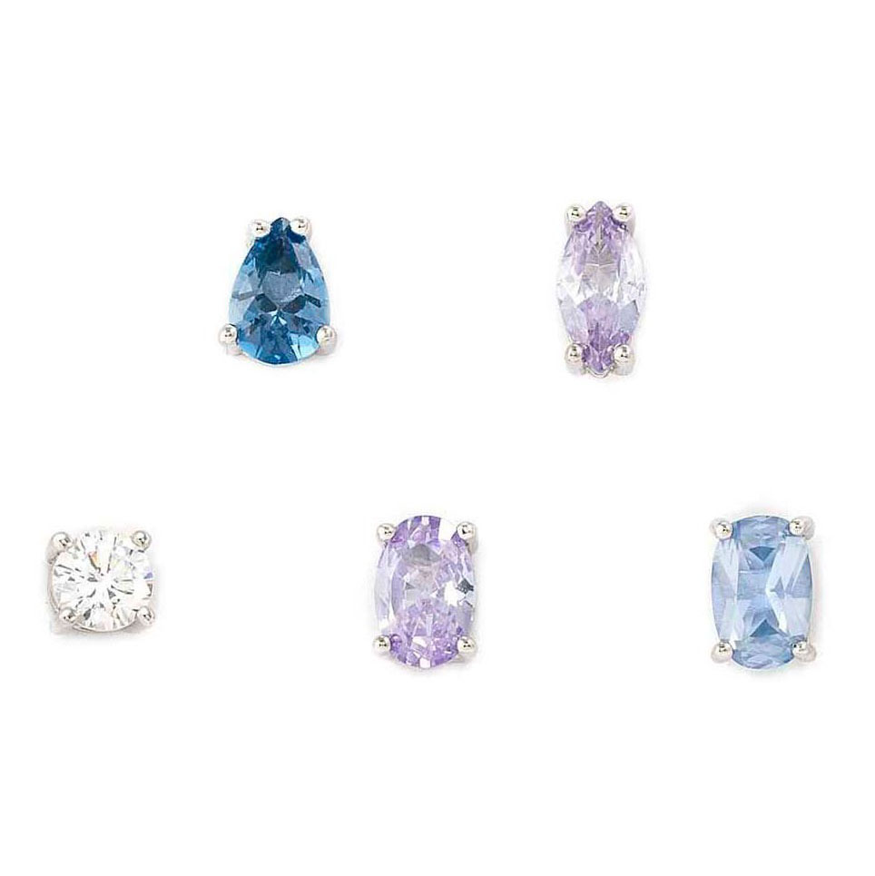 Nomination Colour Wave Aurora Edition tappikorvakoru-setti monivärinen zirkonia 149864/061