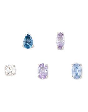 Nomination Colour Wave Aurora Edition tappikorvakoru-setti monivärinen zirkonia 149864/061