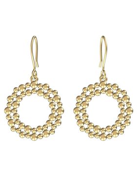 Ritva-Liisa Pohjalainen Ystävät kullatut koukkukorvakorut 54 241 00 000